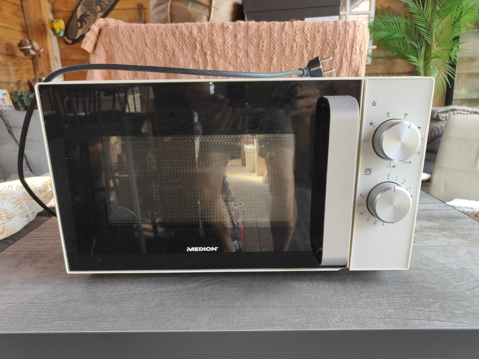 Medion Combimagnetron, Witgoed en Apparatuur, Ophalen, Combimagnetron, Grill, Zo goed als nieuw