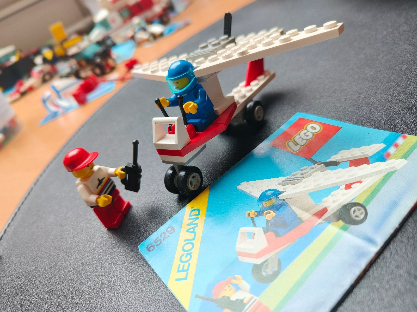 LEGO Legoland 6529: Vliegtuig met boekje, compleet, Gebruikt, Lego, Ophalen of Verzenden, Complete set