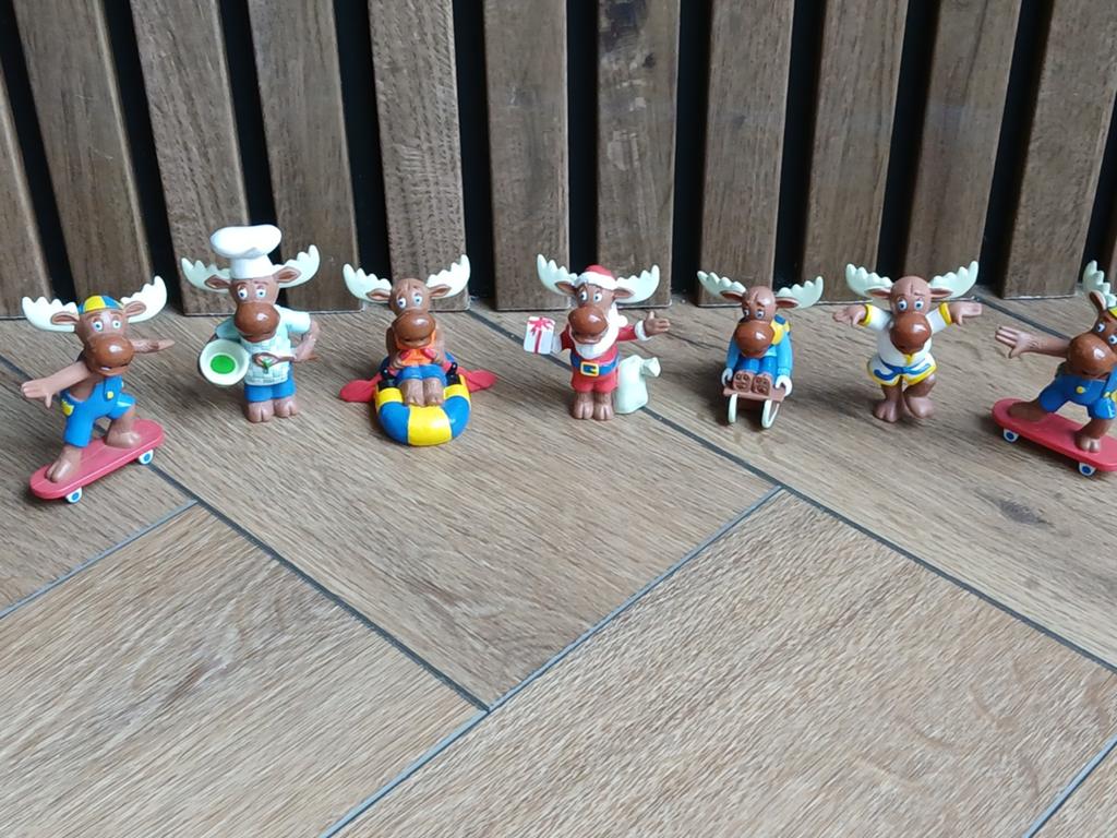 Vintage IKEA Mr. Moose PVC Figuren Jaren '90 - Complete Set, Ophalen of Verzenden