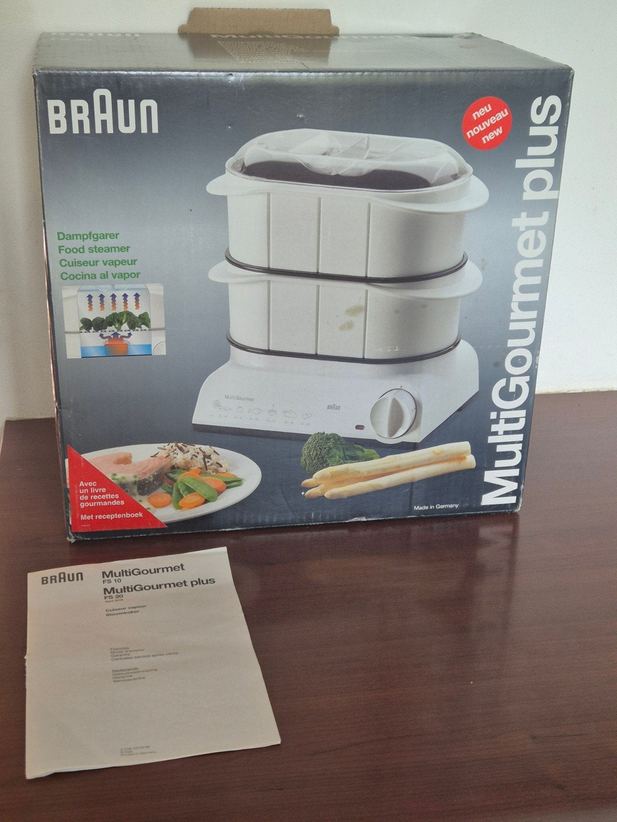 Nieuwe Braun stoomkoker / MultiGourmet plus, Ophalen of Verzenden, Nieuw