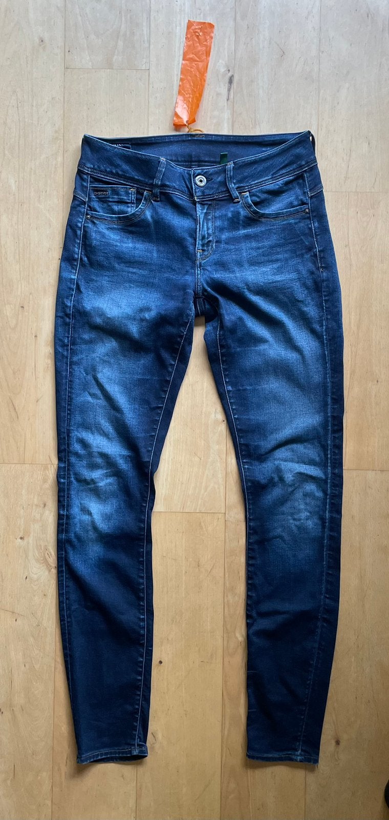G Star Raw Lynn Mid Skinny jeans spijkerbroek W31 L34 blauw, Ophalen of Verzenden, W30 - W32 (confectie 38/40)