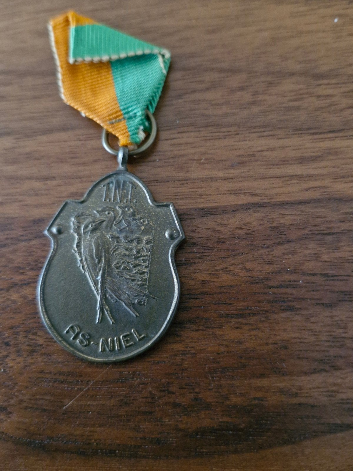 241 Historische T.N.I. Medaille met Lint, Ophalen of Verzenden