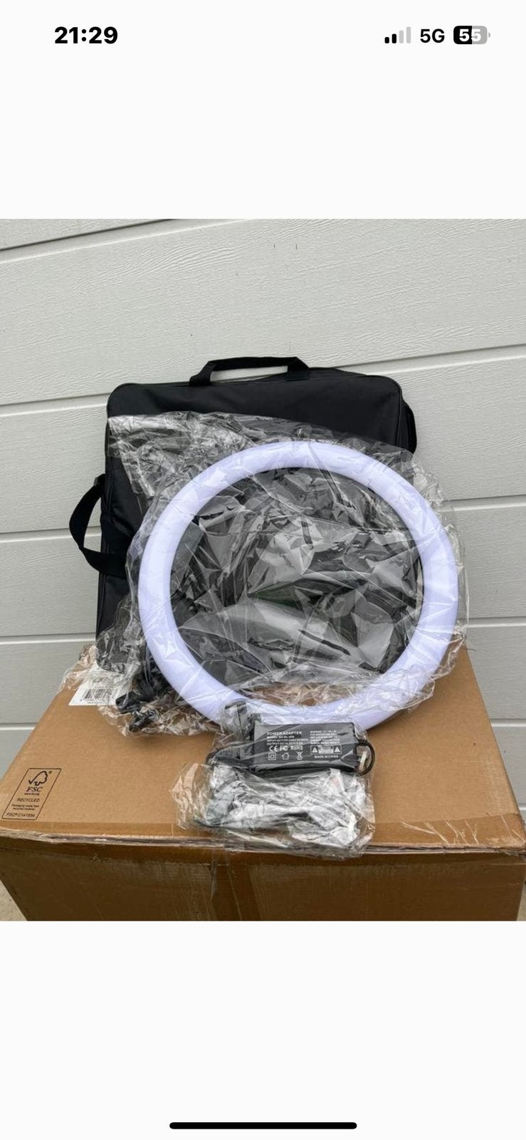 Professionele LED Ringlamp met Luxe Draagtas (Nieuw in verpa, ---, -, -, Nieuw