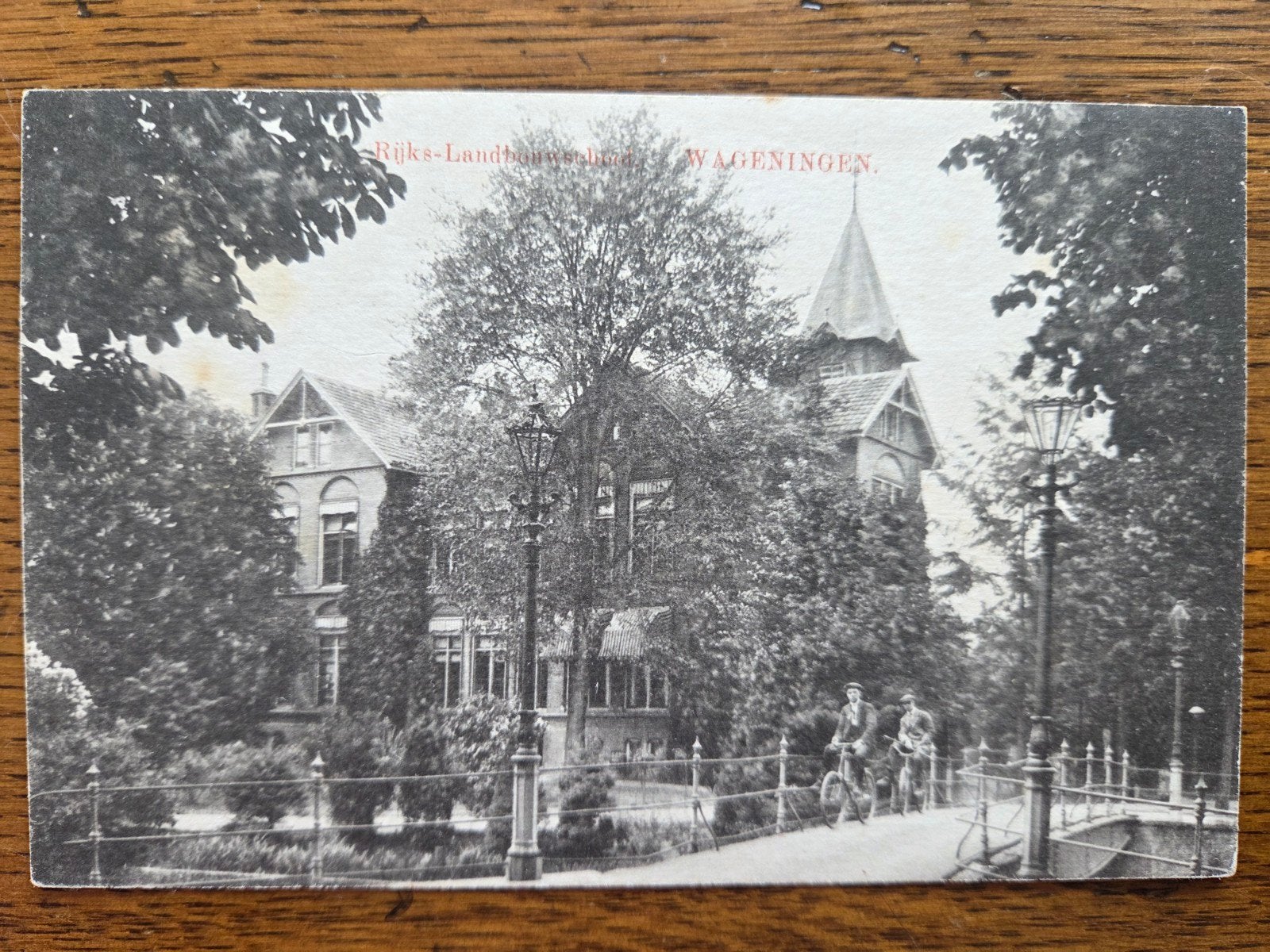 Wageningen, Rijks - Landbouwschool, 1911, Verzamelen, Ophalen of Verzenden, Voor 1920, Gelopen, Gelderland