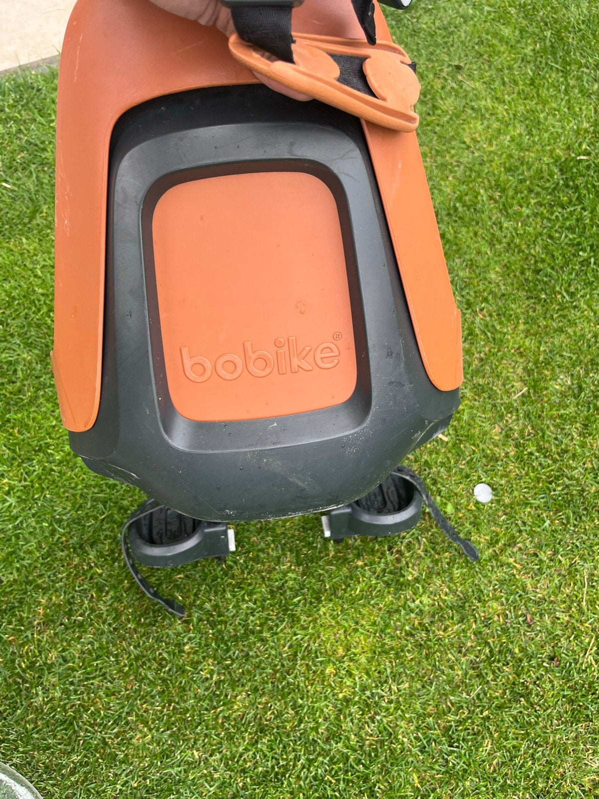 Bobike fietsstoeltje met windscherm, Fietsen en Brommers, Ophalen, Gebruikt, Voorzitje, Voetsteuntjes