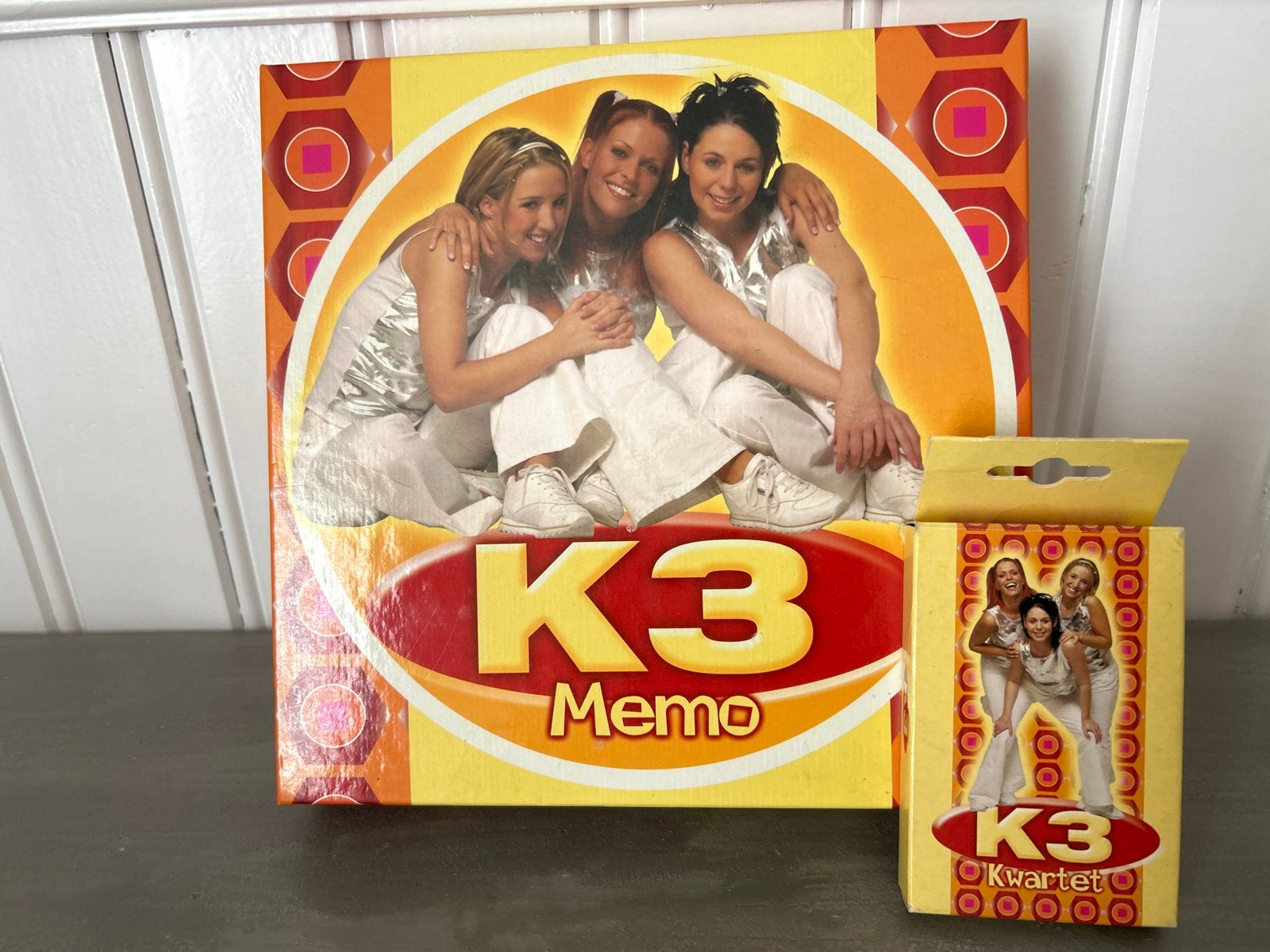 K3 Memo en Kwartet Spellen - Zo goed als nieuw, Een of twee spelers, Ophalen of Verzenden, Zo goed als nieuw