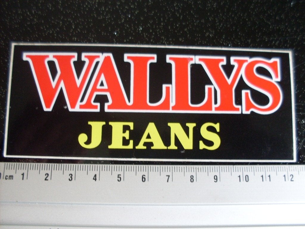 sticker wallys jeans logo, Verzenden, Zo goed als nieuw, Merk