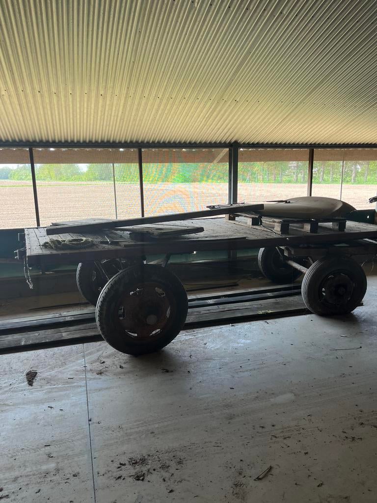 Boerenkar- hooiwagen ideaal voor reclame-kar, Doe-het-zelf en Verbouw, Transportwagens, 100 liter of meer, Ophalen, Gebruikt, Overige typen