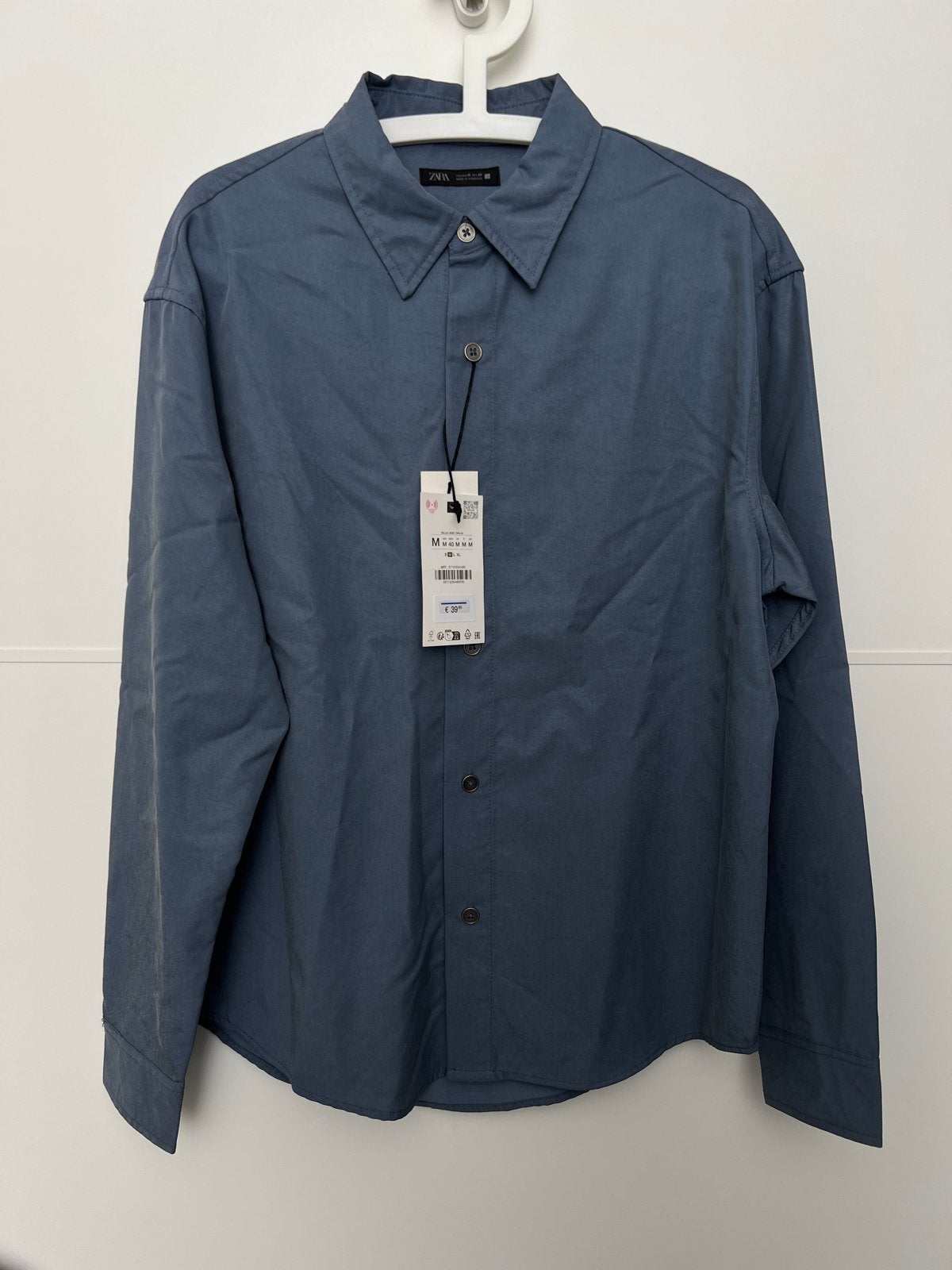 Zara overhemd voor heren - Nieuw met kaartjes, Ophalen of Verzenden, Nieuw, Blauw