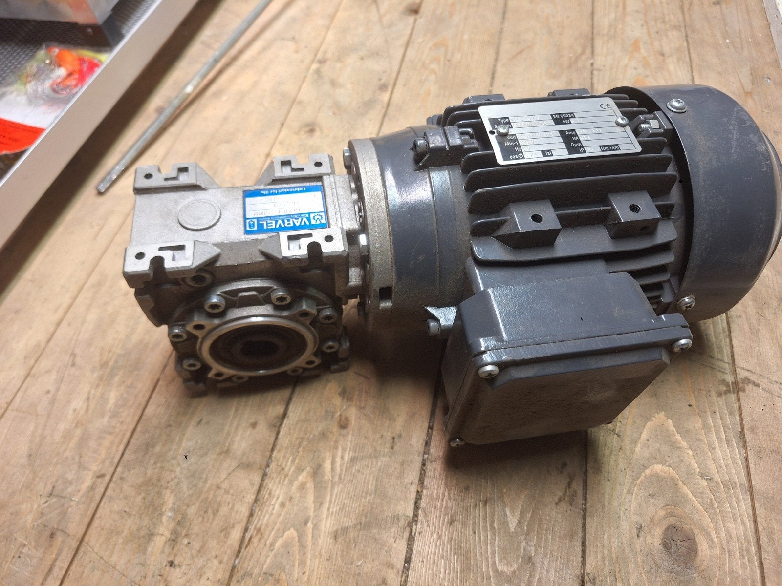 Reductie motor, Doe-het-zelf en Verbouw, Motoren, Ophalen, Elektromotor, 1800 rpm of meer