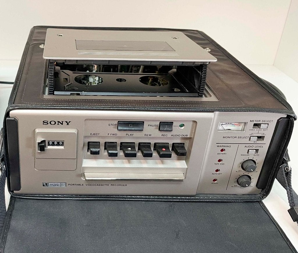 SONY VO-4800PS Portable U-matic S Videorecorder-werk perfect, N, Overige typen, Ophalen of Verzenden, Sony umatic
