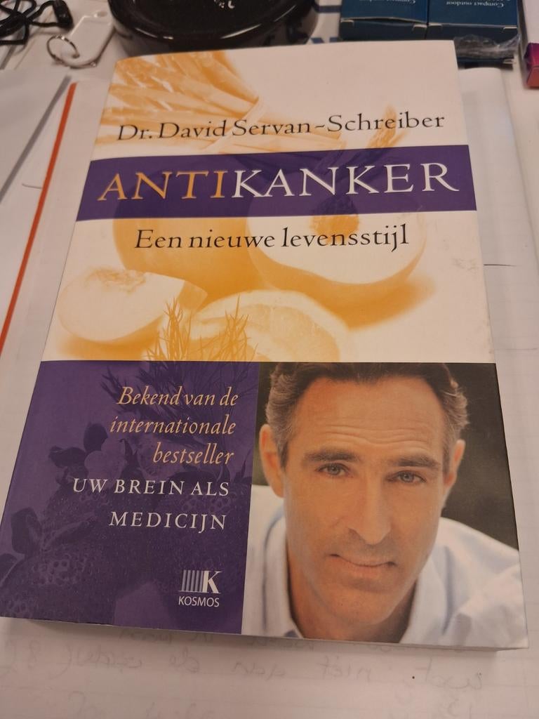 ANTIKANKER: Een nieuwe levensstijl- Dr. David Servan-Schrei, Boeken, Ophalen of Verzenden, Gelezen, Gezondheid en Conditie, Dr. David Servan-Schreiber
