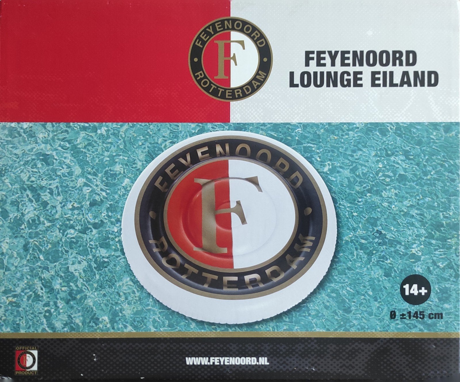 Feyenoord Lounge Eiland 145cm, Ophalen of Verzenden, Nieuw