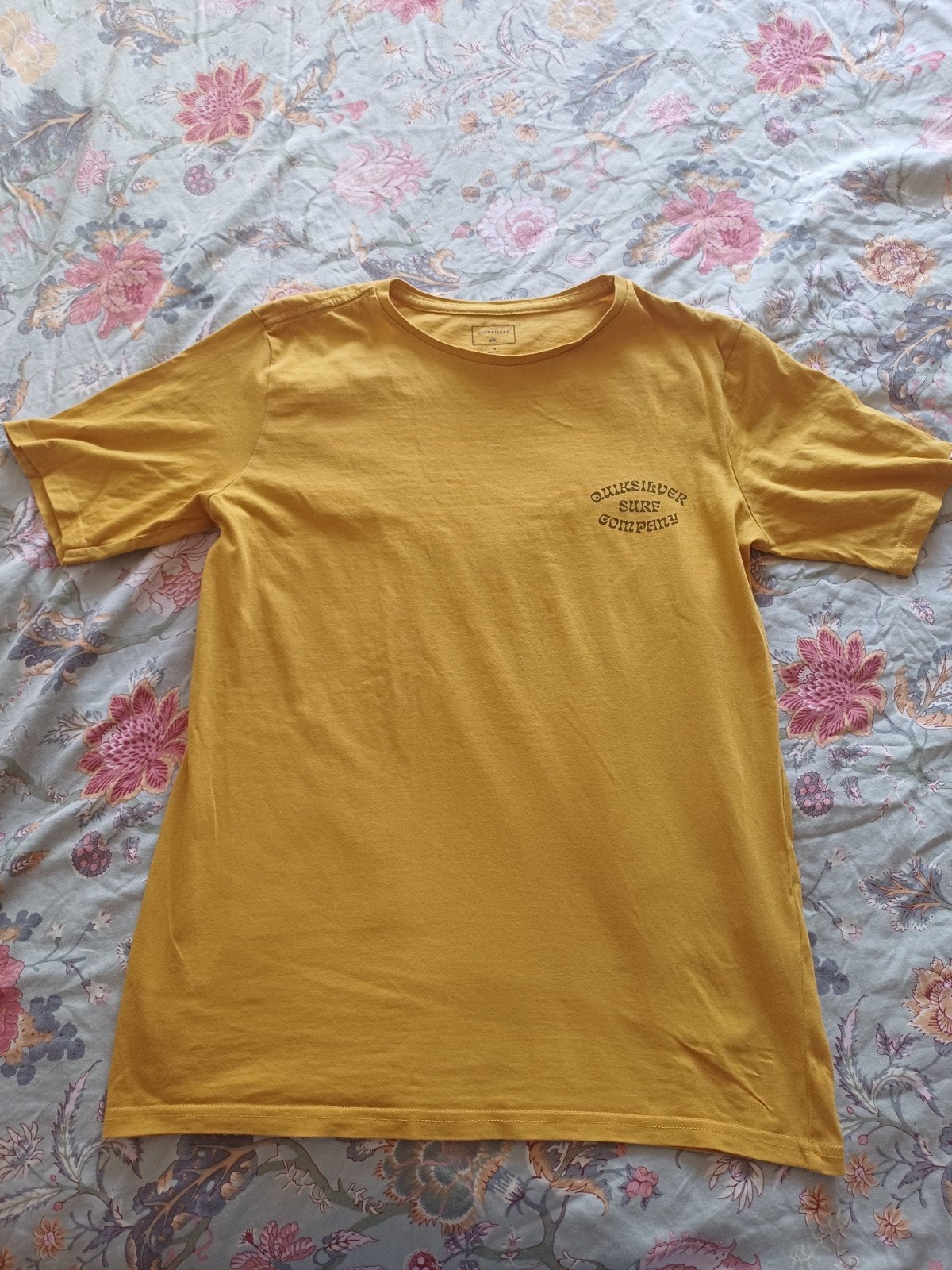 Quiksilver T-shirt met print - Maat 14, Ophalen of Verzenden, Zo goed als nieuw, Jongen, Shirt of Longsleeve