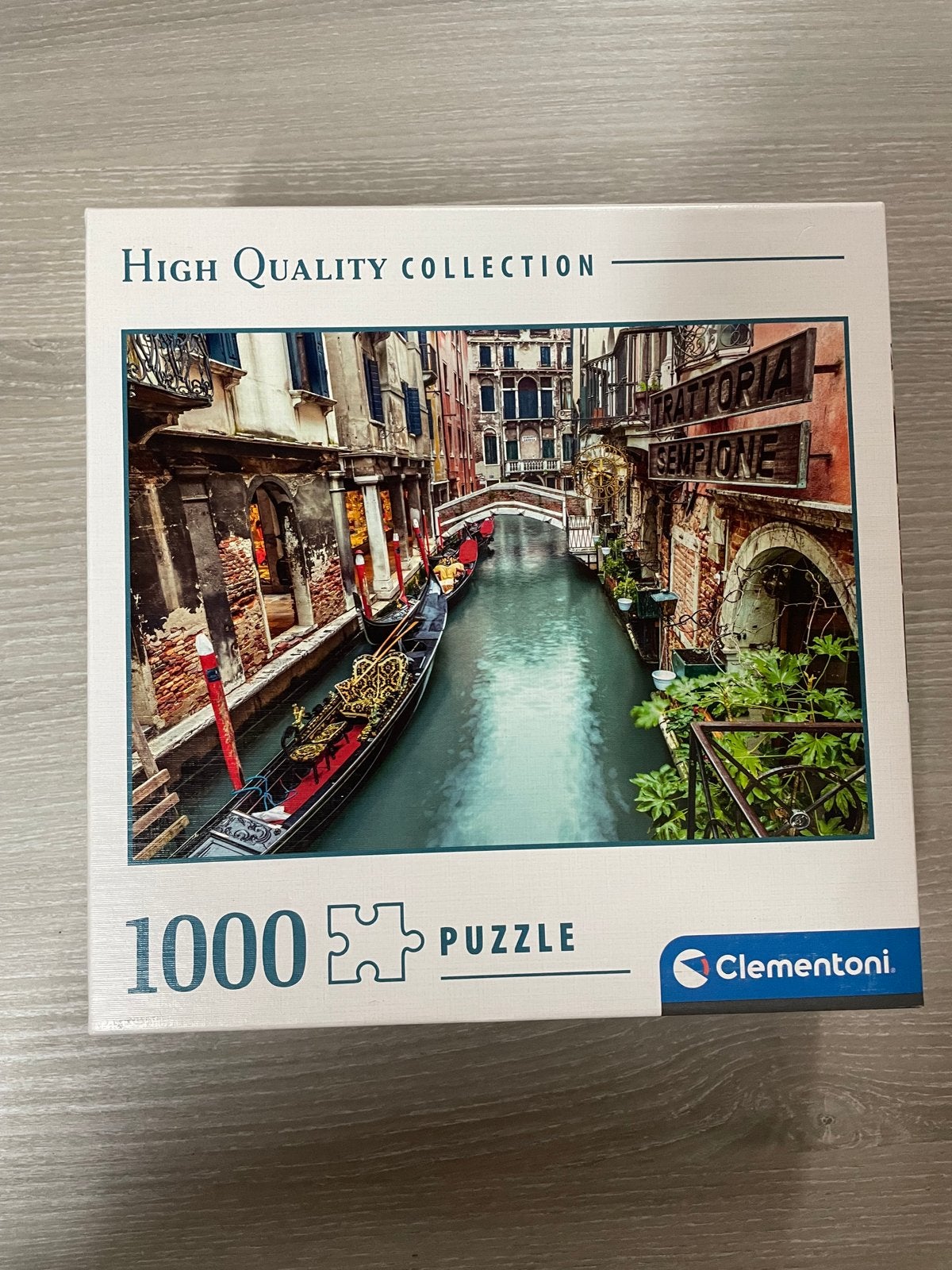 Clementoni Legpuzzel Venetië 1000 stukjes, Hobby en Vrije tijd, Ophalen of Verzenden, 500 t/m 1500 stukjes, Nieuw, Legpuzzel