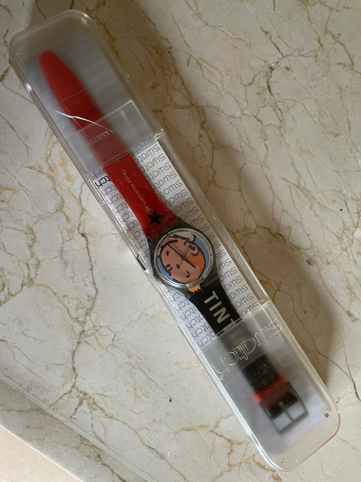 Swatch Gent 'Les Aventures de Tintin' (GM165)2004, Kunststof, Polshorloge, Swatch, Kunststof