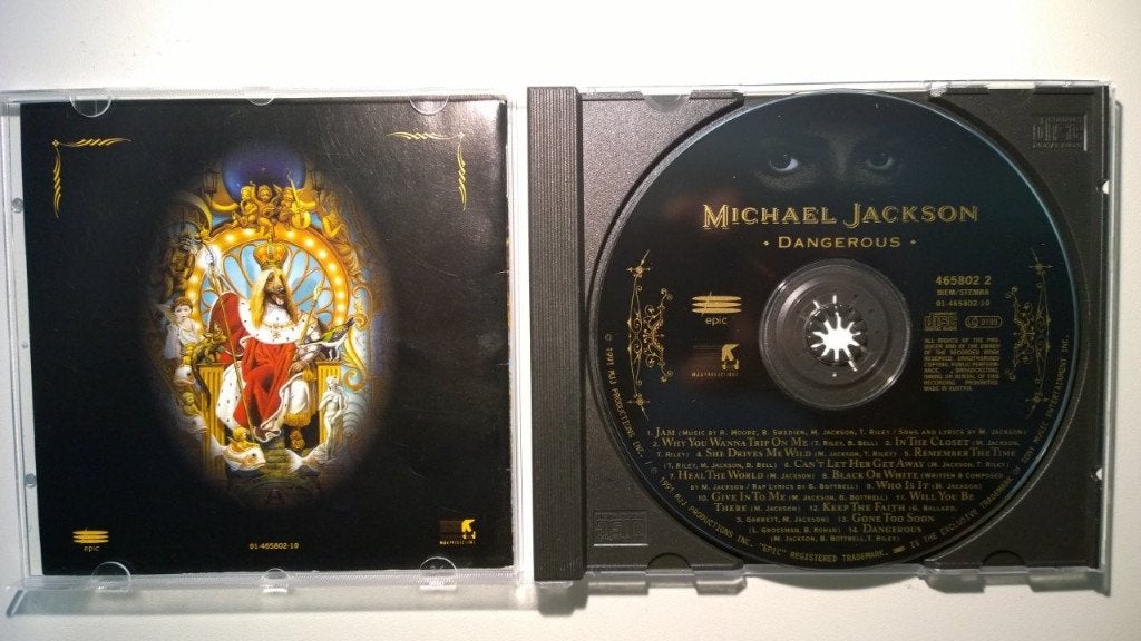 Michael Jackson - Dangerous, Cd's en Dvd's, Cd's | Pop, Ophalen of Verzenden, Zo goed als nieuw
