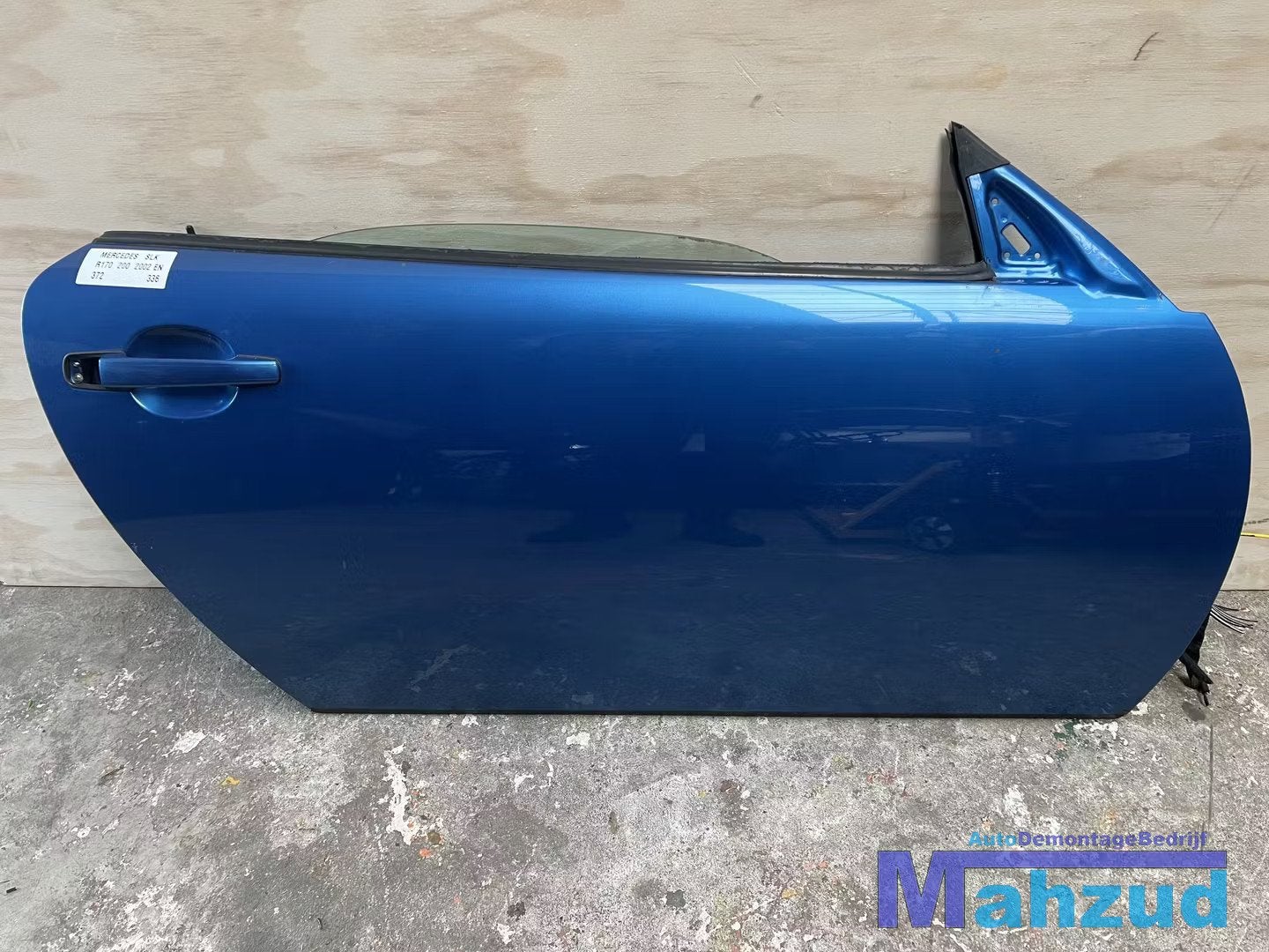 MERCEDES SLK R170 blauw 372 rechts deur portier 2000-2004, Auto-onderdelen, Gebruikt, Mercedes-Benz AG, Deur, Mercedes-Benz