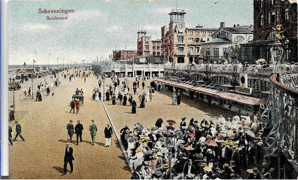 Scheveningen Boulevard met tram, Verzenden, Zo goed als nieuw, Tram, Overige typen