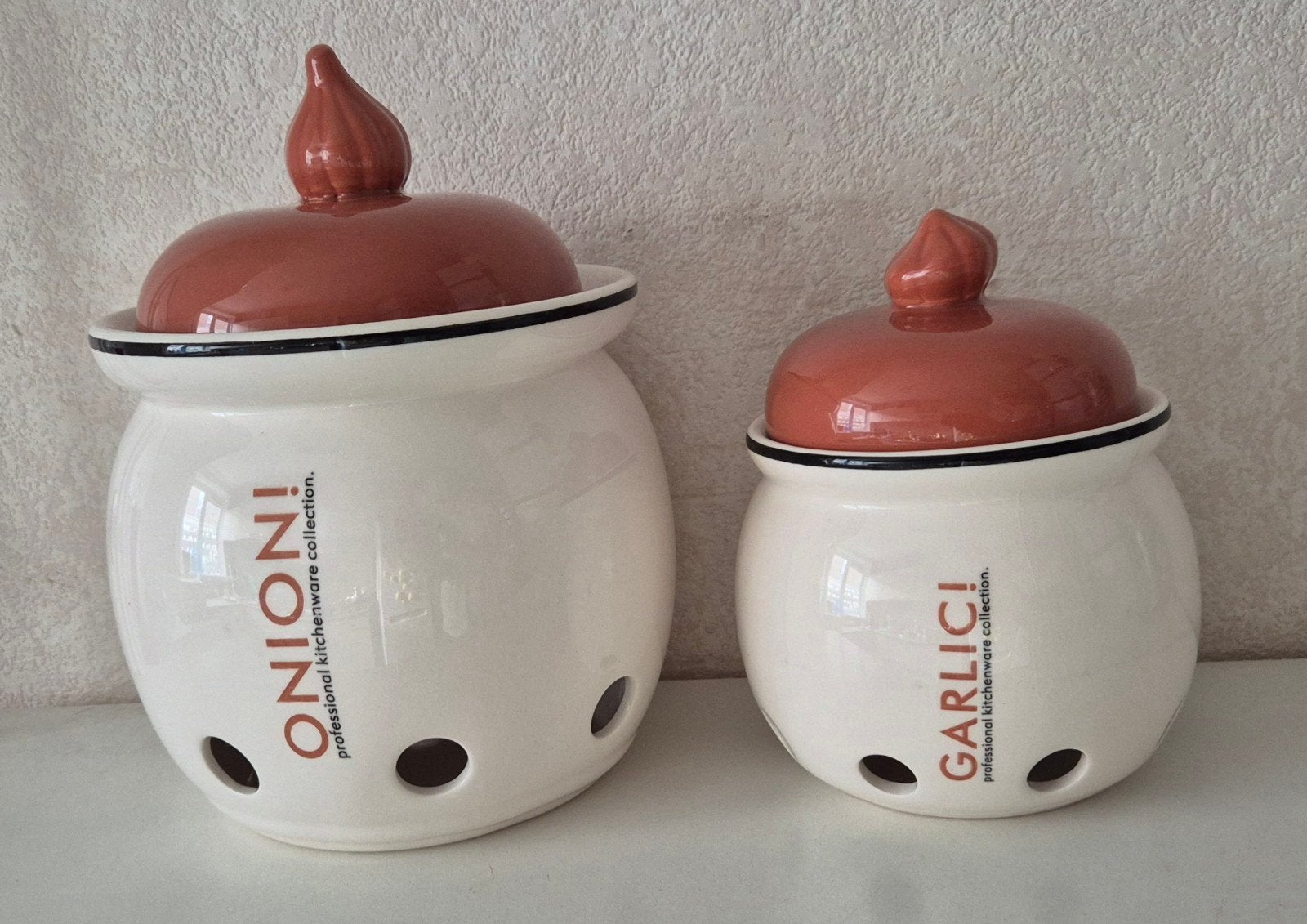 Toscana uienpot & knoflookpot, Ophalen, Gebruikt