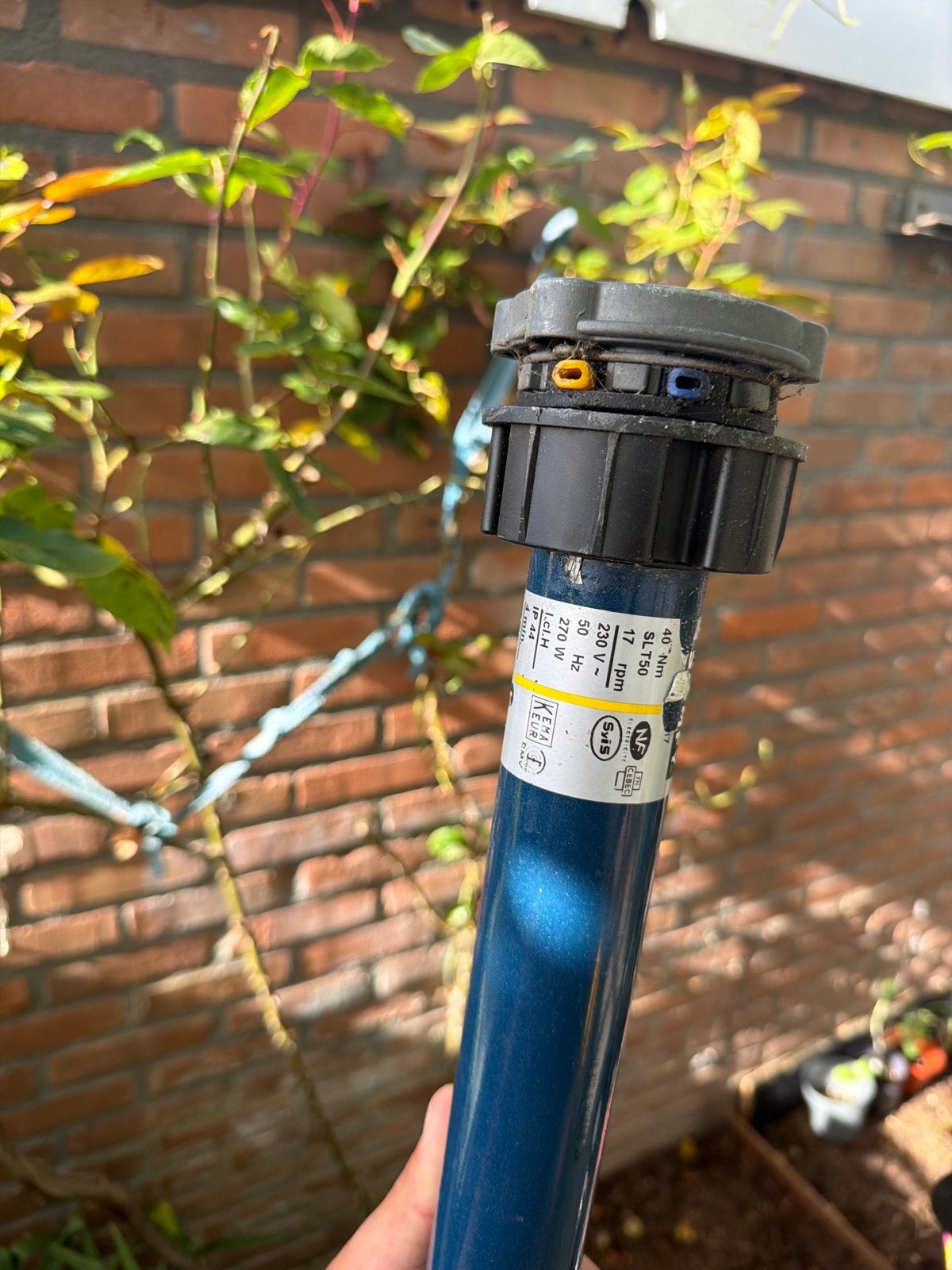 Somfy SLT50 rolluikmotor / zonweringmotor 40 Nm, Ophalen of Verzenden, Gebruikt