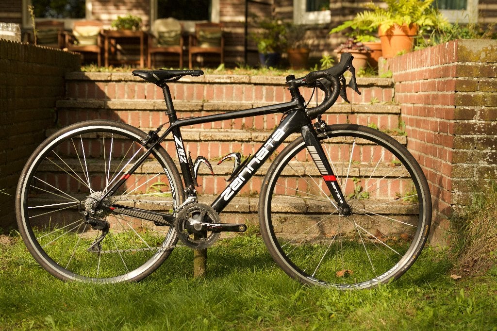 Racefiets carbon shimano 105 framemaat 47 (Zannata Z82), Fietsen en Brommers, 28 inch, Velgrem, Minder dan 49 cm, Zo goed als nieuw