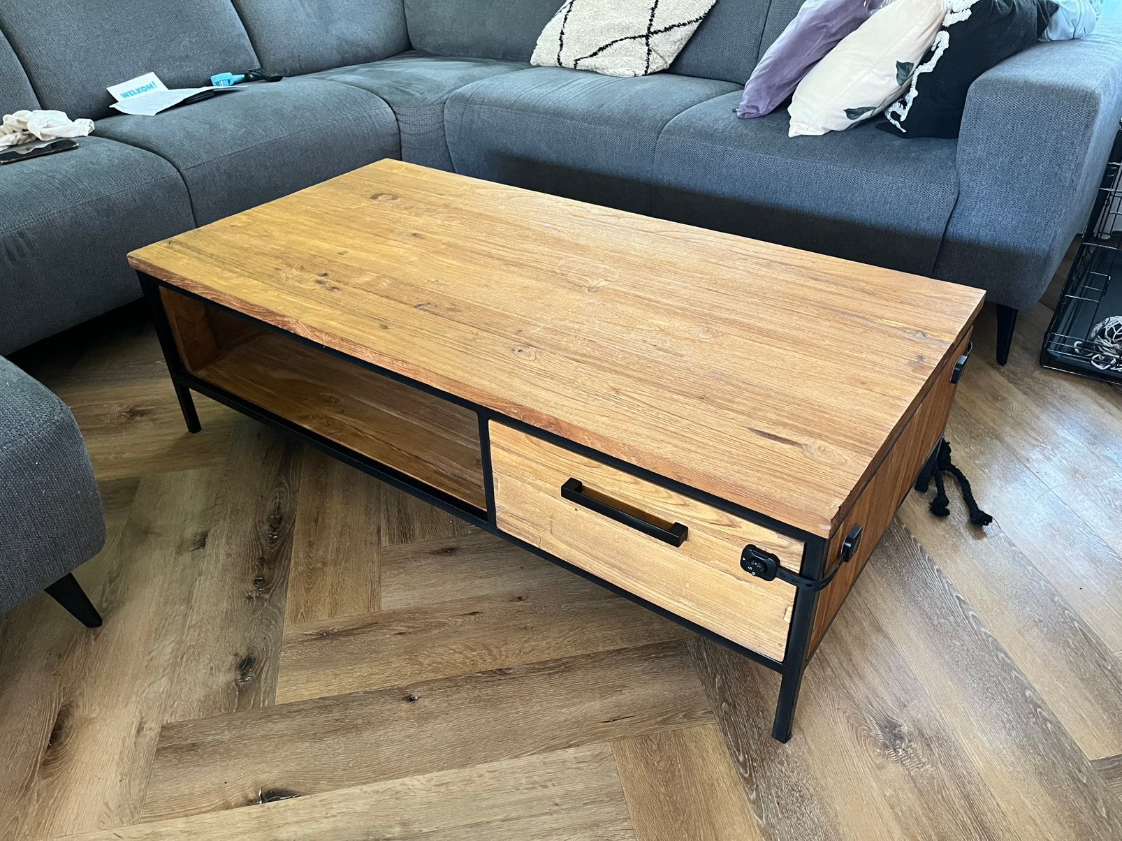 Salontafel Romaro, Ophalen, 100 tot 150 cm, 50 tot 100 cm, Zo goed als nieuw