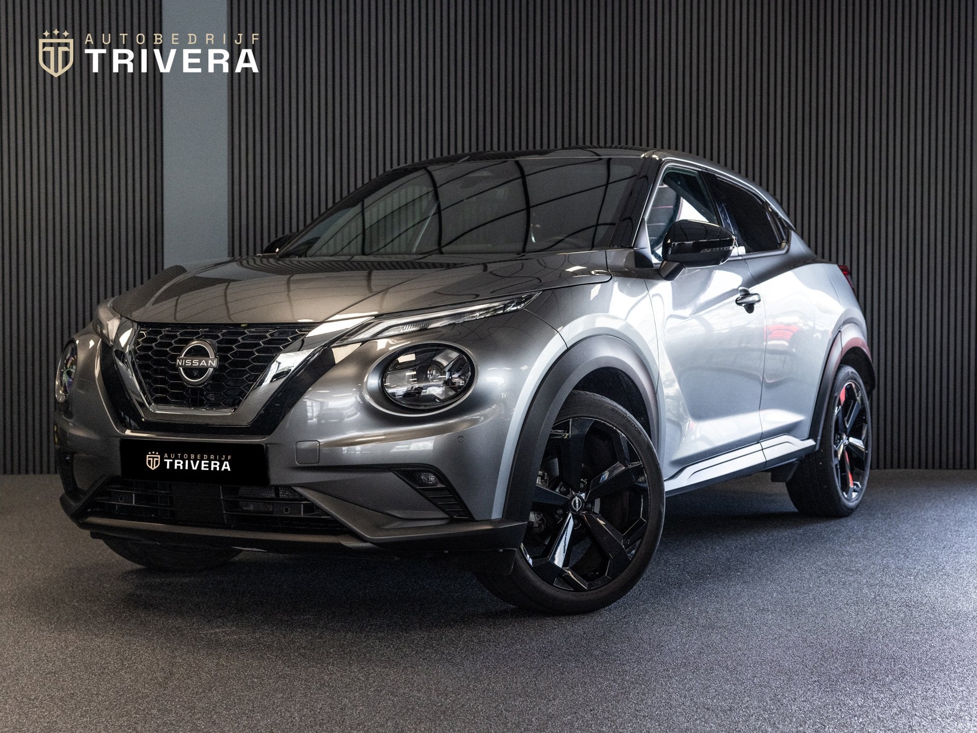 Nissan Juke 1.0 DIG-T Tekna 116PK l 360° CAM l NAV l 1ste e, Auto's, Nissan, Voorwielaandrijving, Zwart, Automatische klimaatregeling