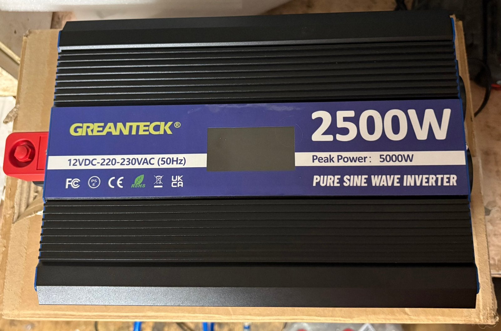 Nieuwe ongebruikte Greanteck omvormer 2500w pure sinus., Auto diversen, Auto-accessoires, Ophalen, Nieuw