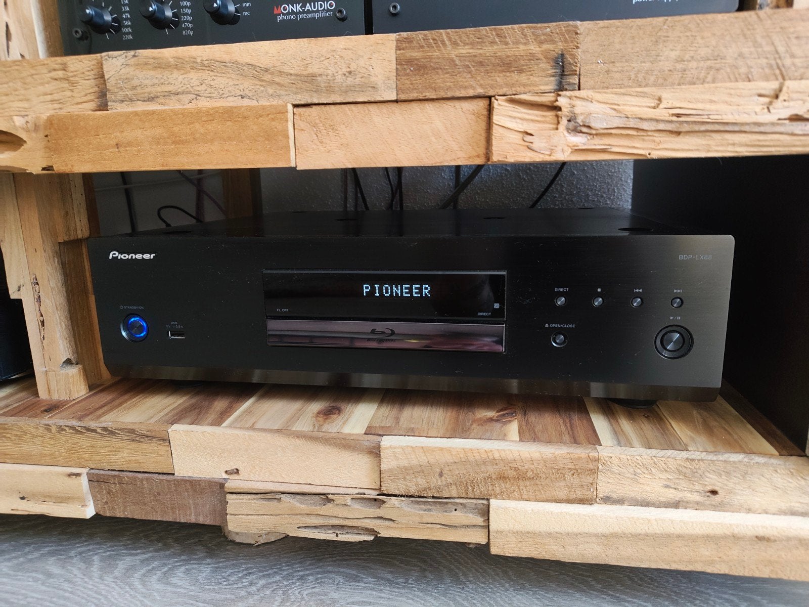 Pioneer BDP-LX88 High End 3D Blu-ray SACD Speler, Ophalen of Verzenden, Zo goed als nieuw, Overige merken