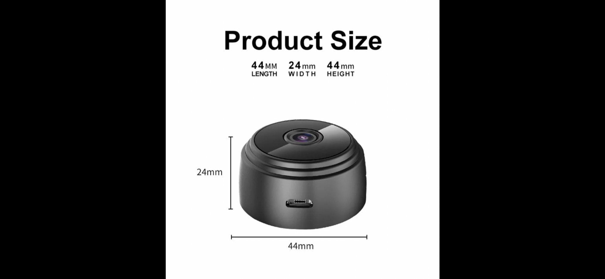 Mini WiFi Camera 1080P HD met Nachtzicht, Ophalen of Verzenden, Zo goed als nieuw