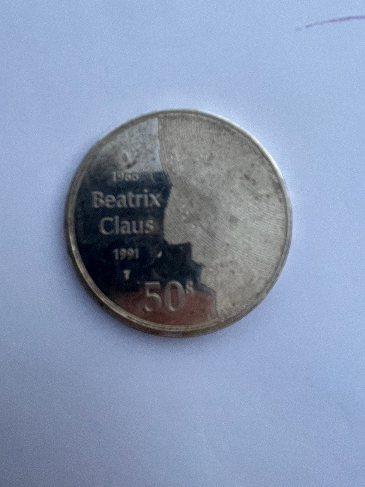 50 gulden Beatrix Claus, Koningin Beatrix, Ophalen of Verzenden, Zilver, Losse munt