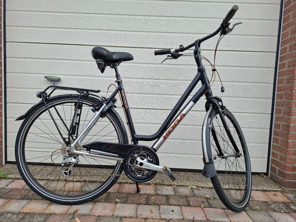 Damesfiets Koga Miyata roadspeed, Fietsen en Brommers, Fietsen | Dames | Damesfietsen, Gebruikt, Velgrem, Versnellingen, 56 cm of meer