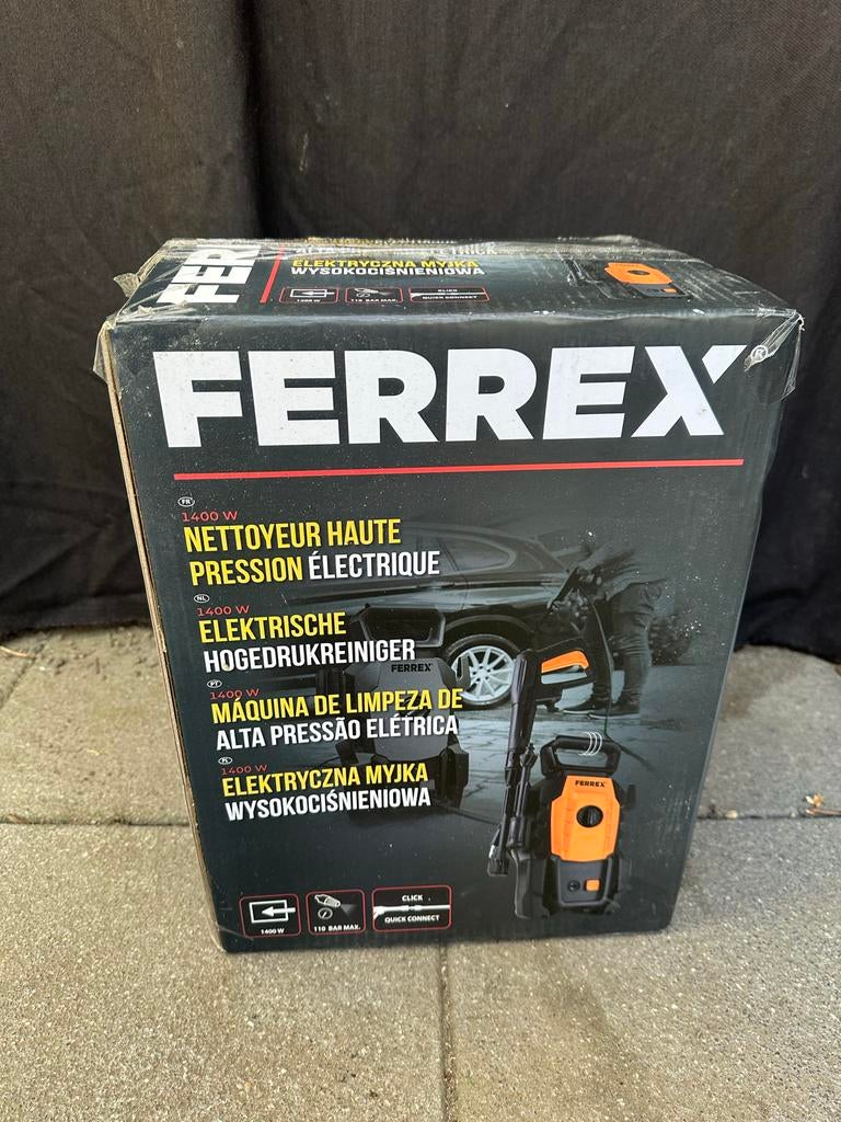 Ferrex Elektrische Hogedrukreiniger F-HPW1400 - 1400W, Tuin en Terras, Ophalen, Nieuw, Elektrisch