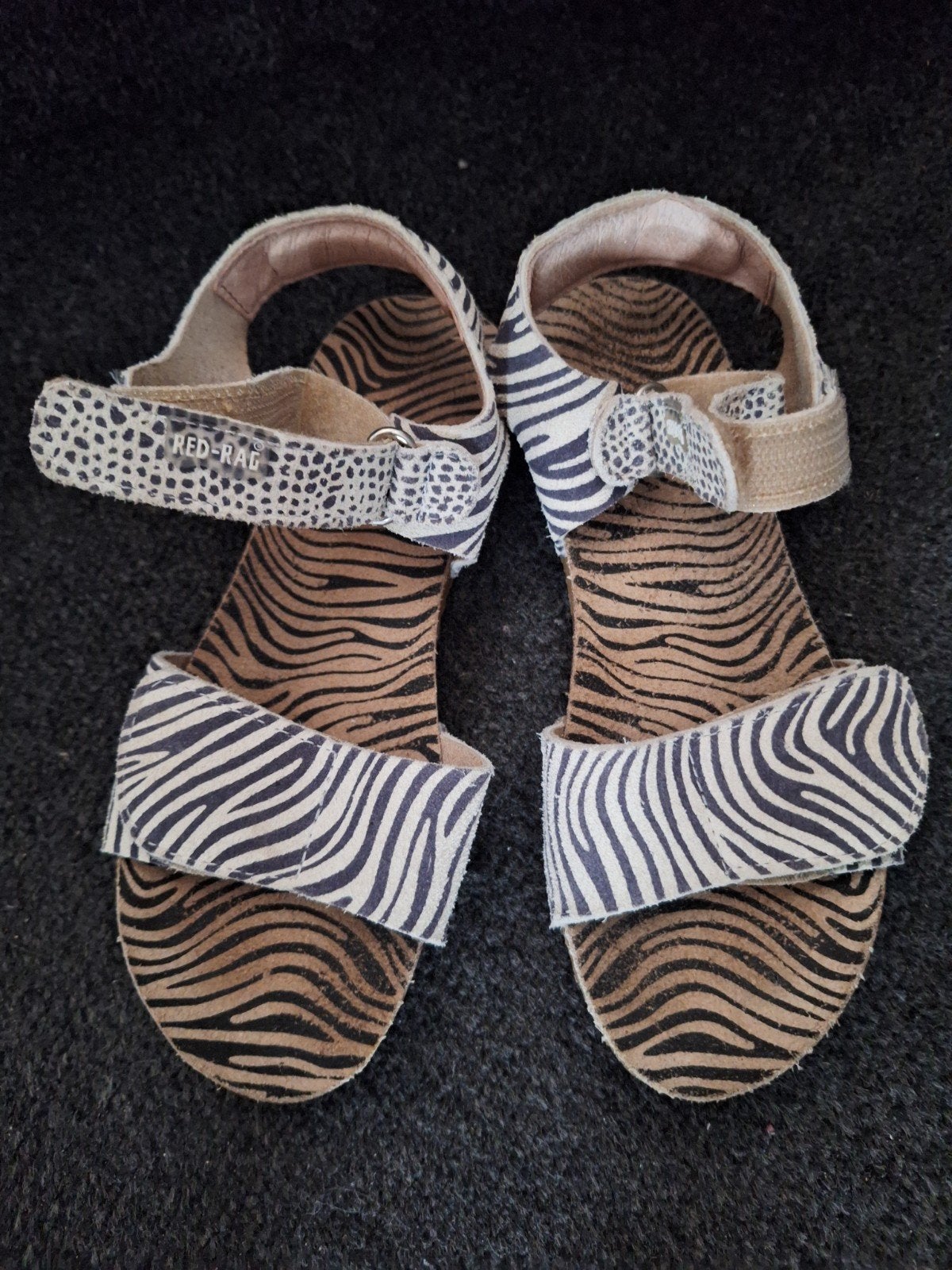 Red-Rag meisjes sandalen met zebraprint - Maat 31, Ophalen, Zo goed als nieuw, Red-Rag, Meisje