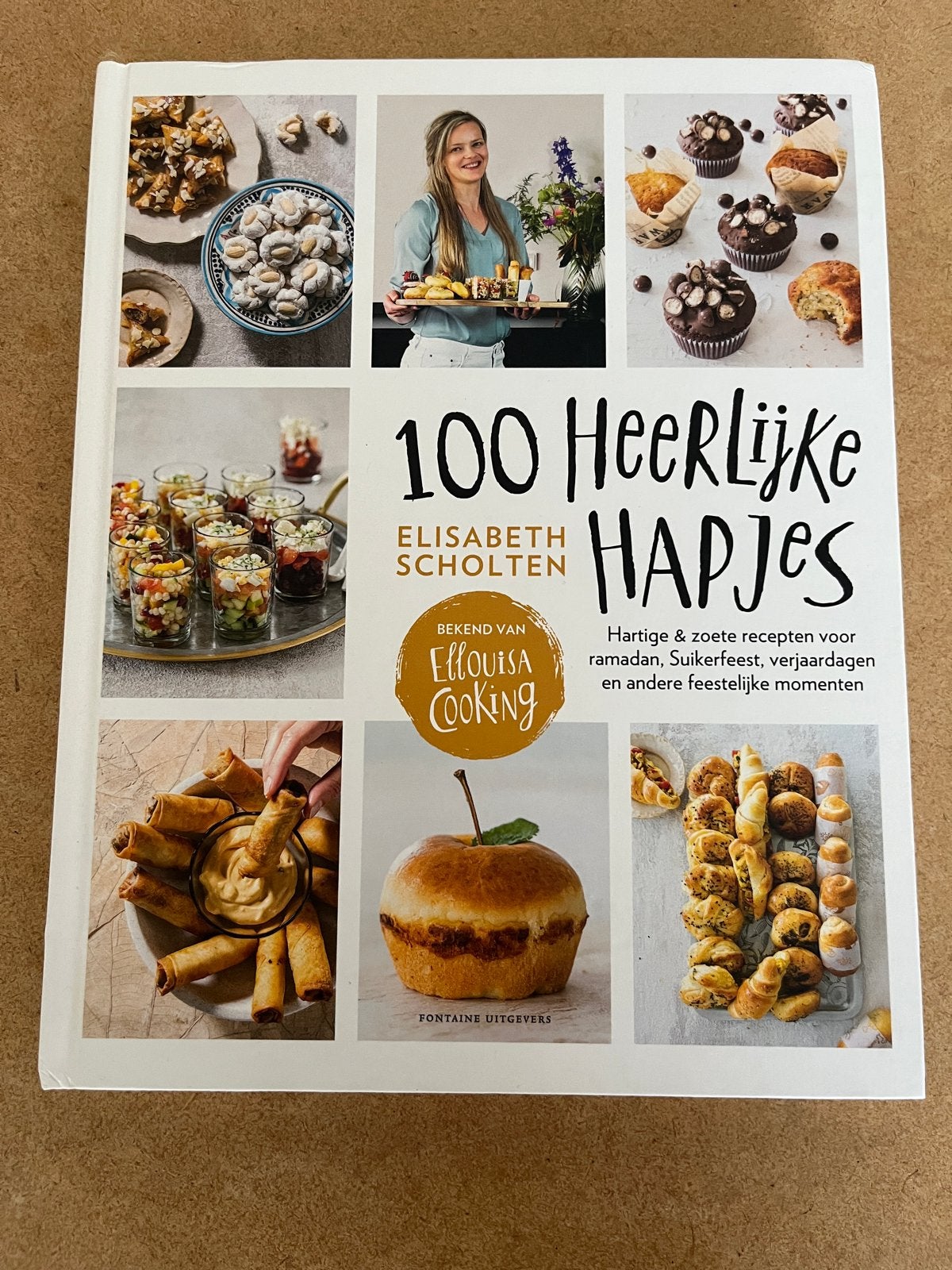 100 Heerlijke Hapjes - Elisabeth Scholten (kookboek), Boeken, Kookboeken, Zo goed als nieuw, Tapas, Hapjes en Dim Sum, Midden-Oosten en Marokko