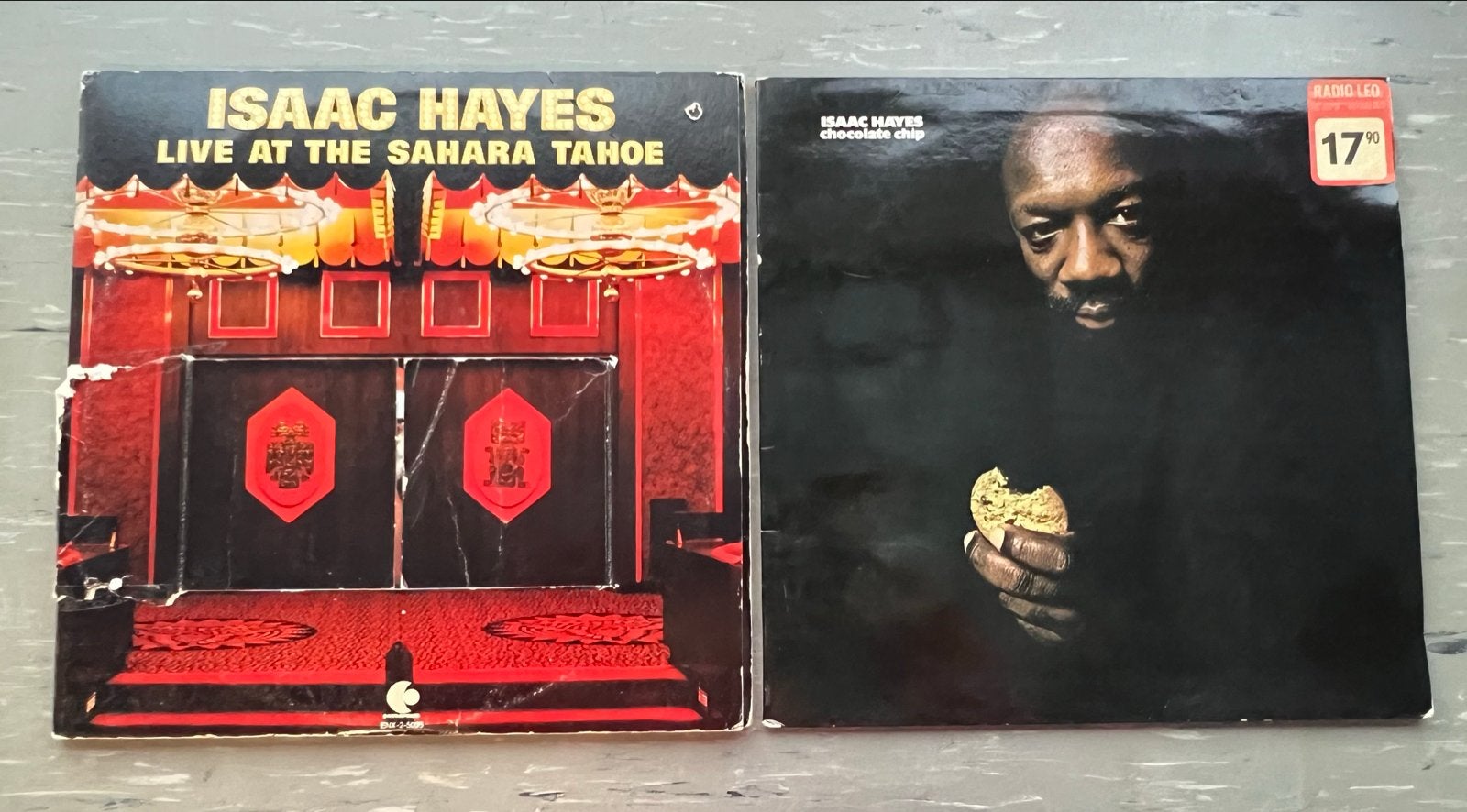 Isaac Hayes - Live at the Sahara Tahoe & Chocolate Chip LP's, Ophalen of Verzenden, Gebruikt, 12 inch, LP
