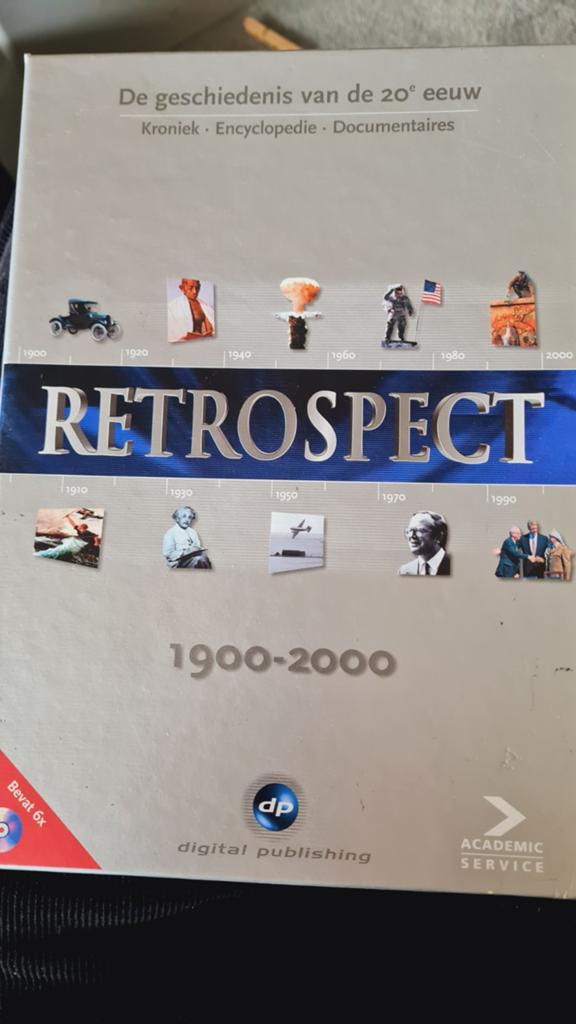Retrospect: geschiedenis van de 20e eeuw (6 cd-roms), Ophalen of Verzenden, Zo goed als nieuw, Europa