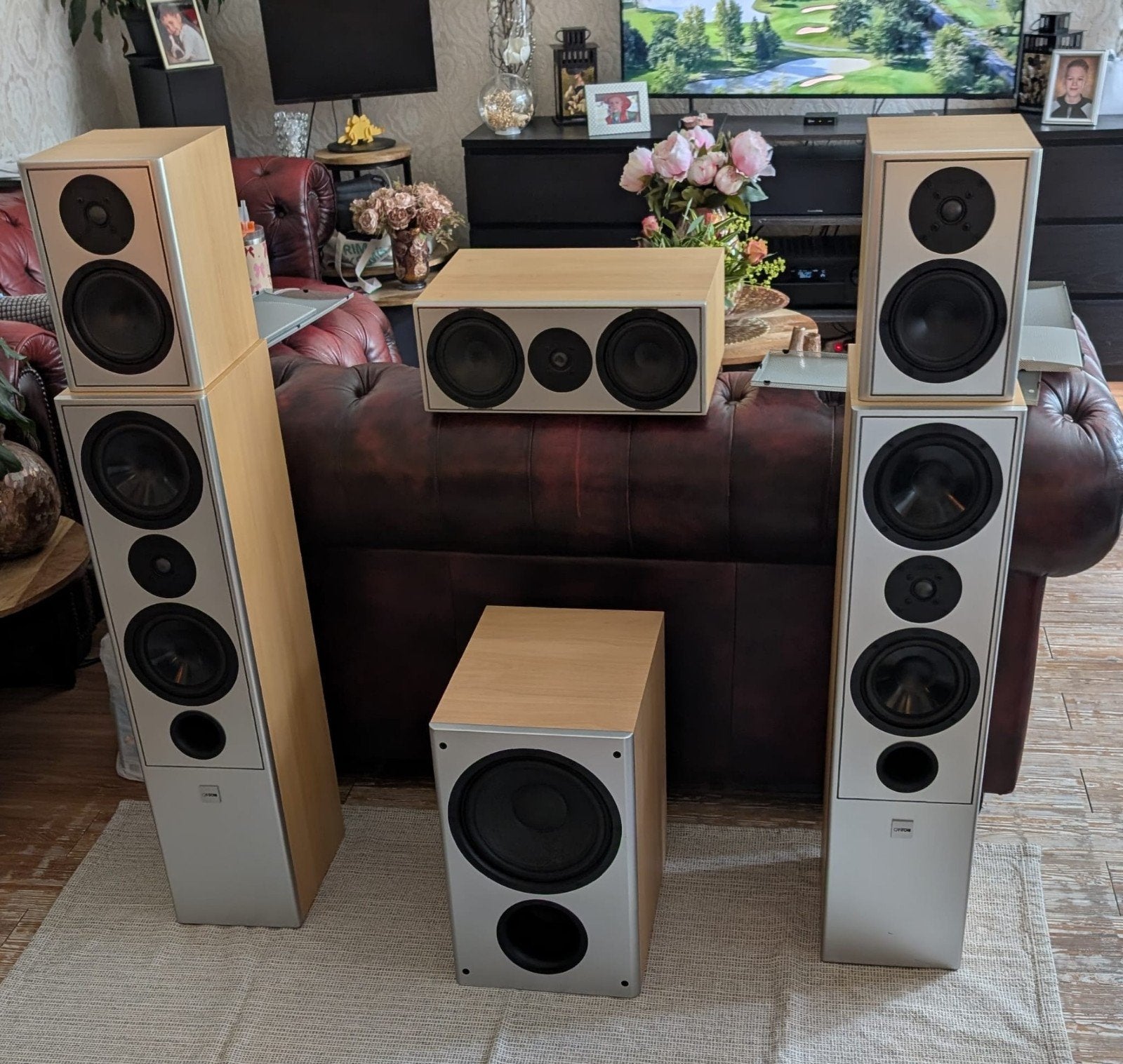 Canton LE Serie 5.1 Surround Set - Topstaat, Zo goed als nieuw, Surroundset, Geschikt voor surround/home cinema, Ophalen