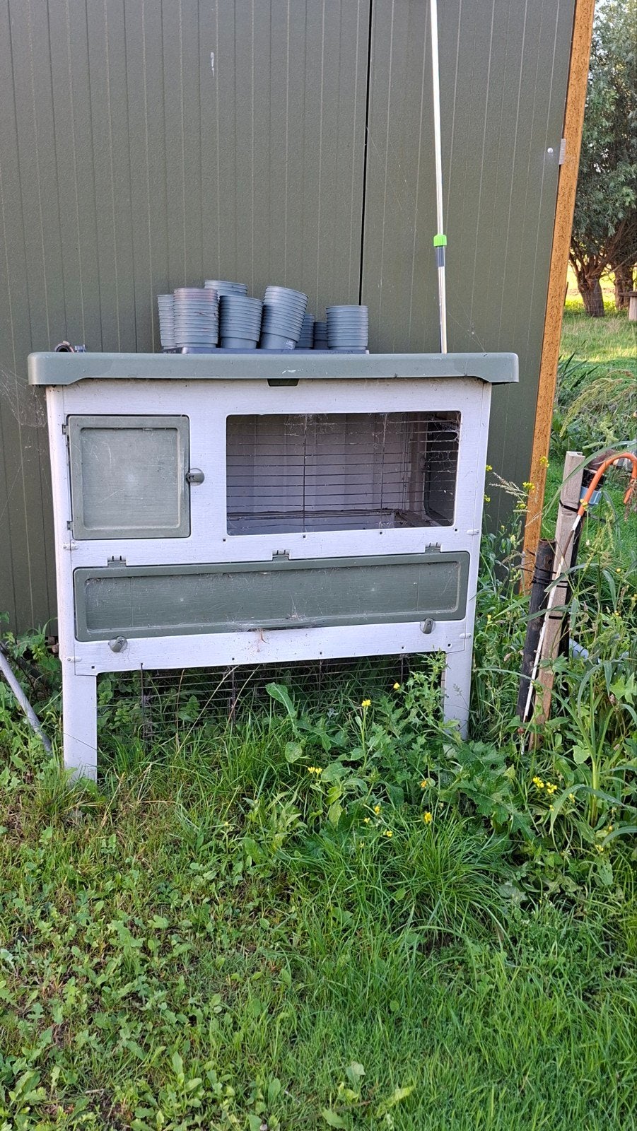 Konijnen hok in goede staat, Dieren en Toebehoren, Ophalen, Cavia, 90 cm of meer, Hok