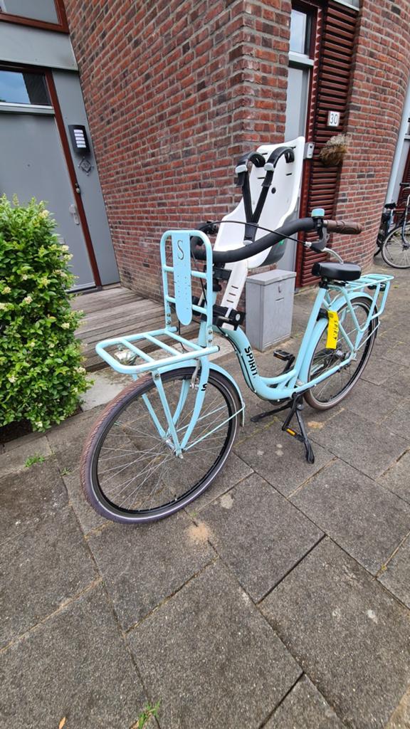 Spirit transportfiets met kinderzitje, Ophalen