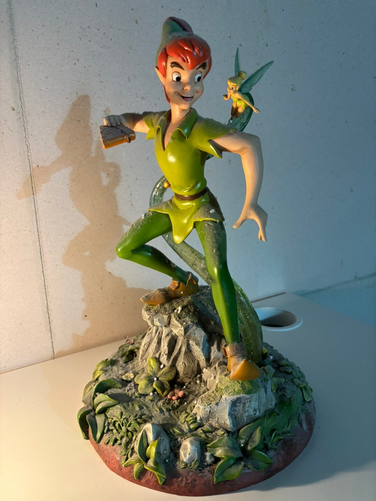 Peterpan met tinkerbell 40 cm, Ophalen of Verzenden, Zo goed als nieuw