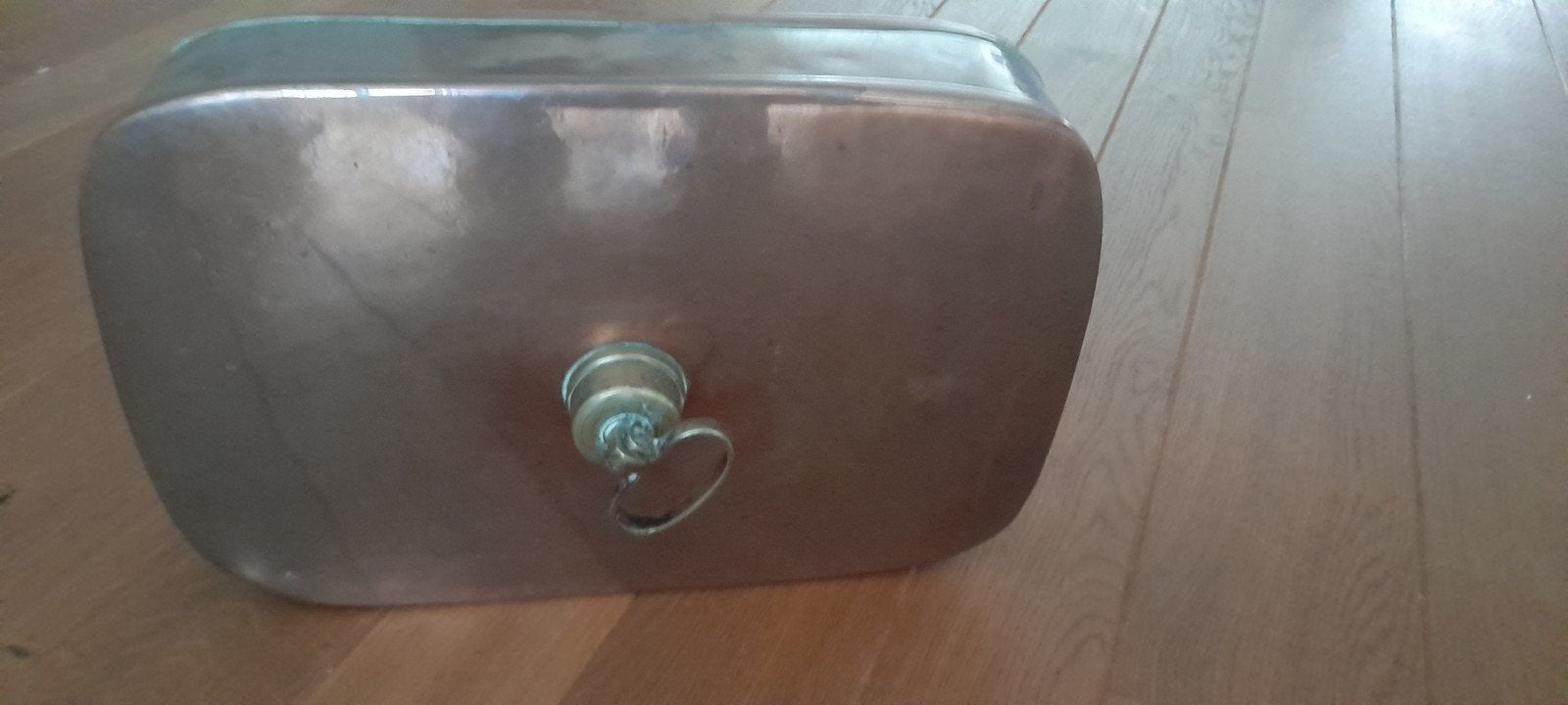 Antieke koperen bak/kruik, Antiek en Kunst, Ophalen of Verzenden, Koper