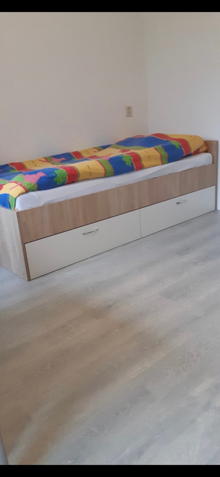 Bed 80x200 met lades lattenbodem en matraas, op maat gemaakt, Ophalen, Gebruikt, 80 cm, 200 cm