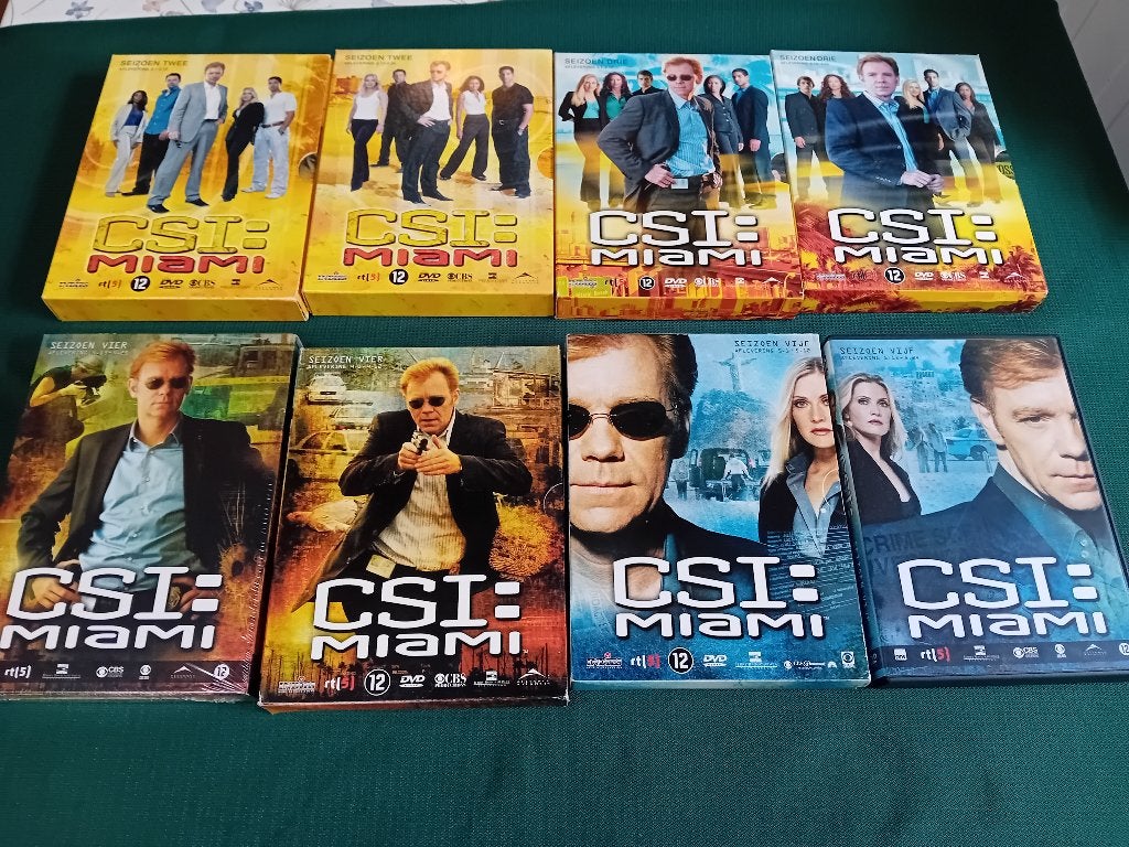 CSI Miami DVD's seizoenen, Vanaf 12 jaar, Ophalen of Verzenden, Zo goed als nieuw, Actie en Avontuur