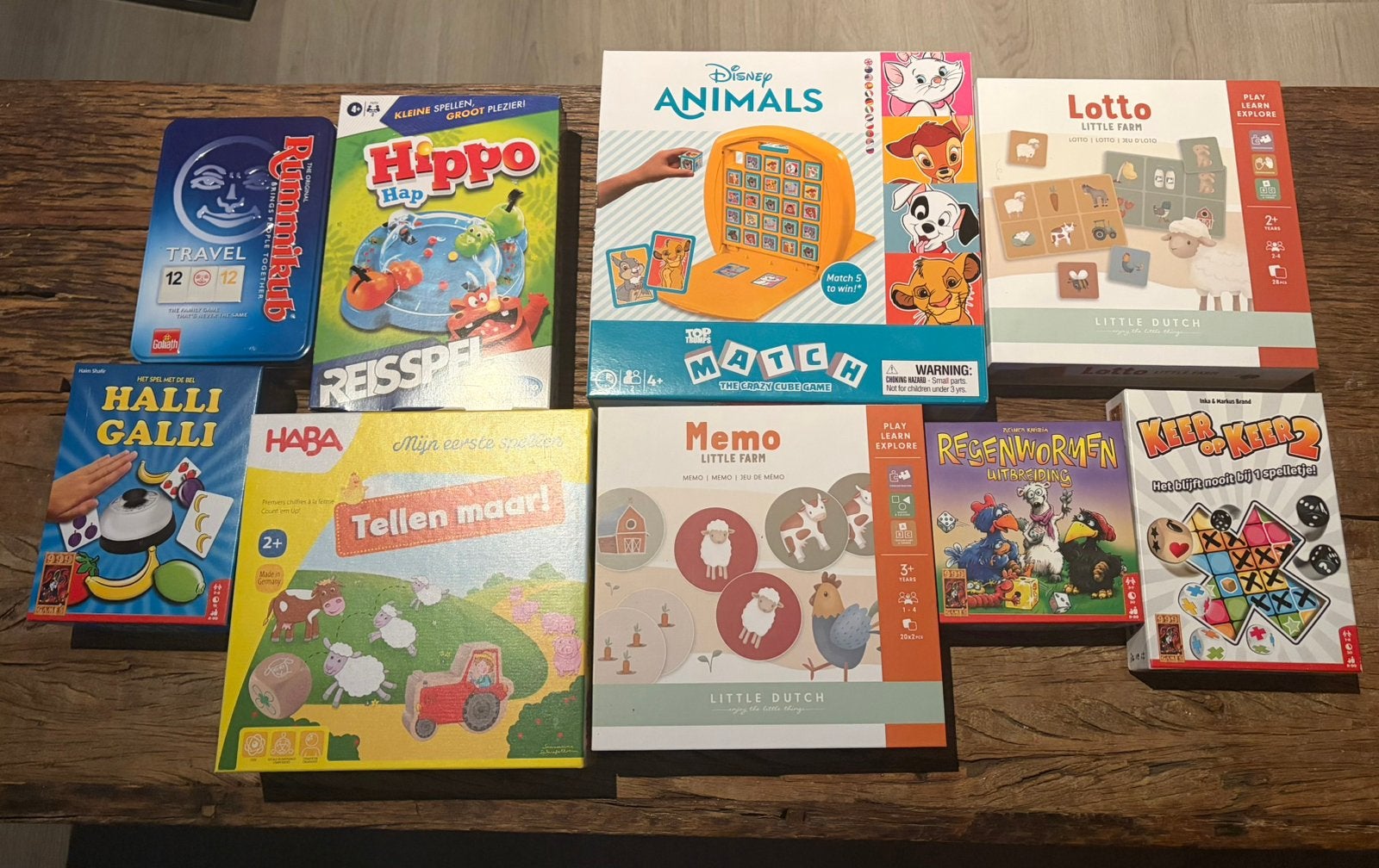 Allerlei spellen te koop, Ophalen, Zo goed als nieuw
