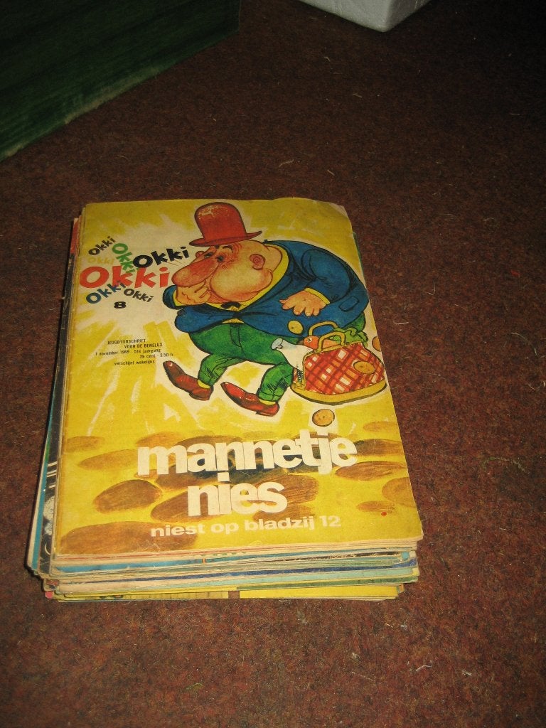 Stapel okki vintage zoldervondst, Ophalen of Verzenden, Gelezen