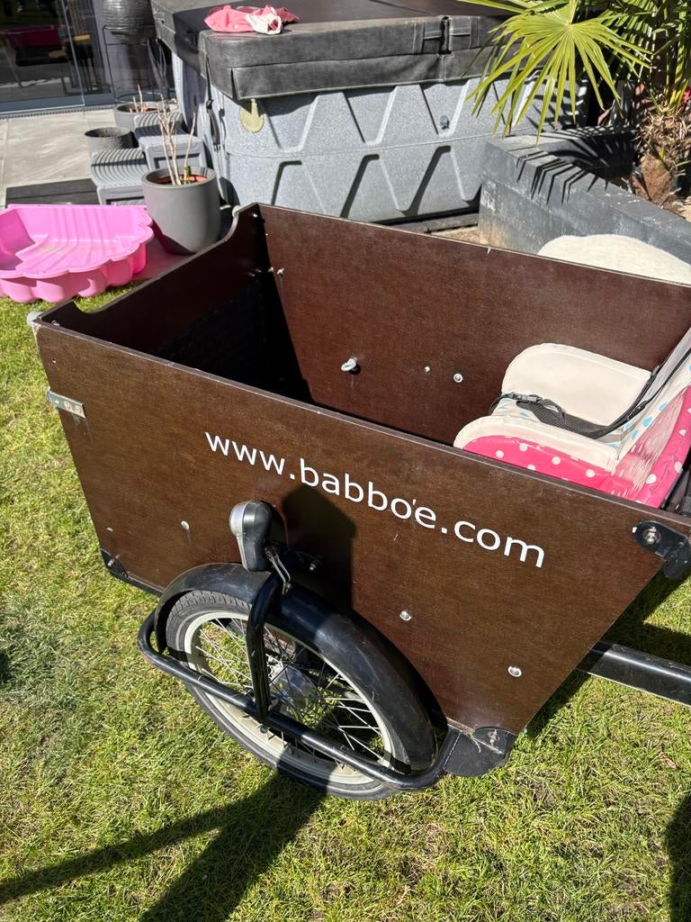 Babboe Bakfiets - Ideaal voor gezinnen!, Fietsen en Brommers, Fietsen | Bakfietsen, Gebruikt, Elektrisch, 2 kinderen, Schijfrem