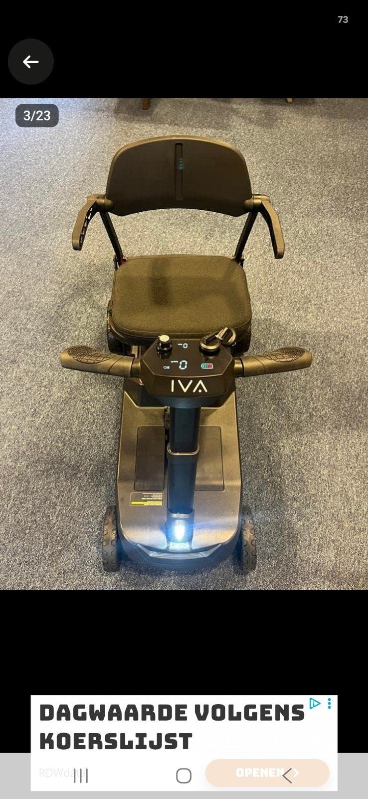 Gezocht Opvouwbare mobiele scootmobiel, Ophalen