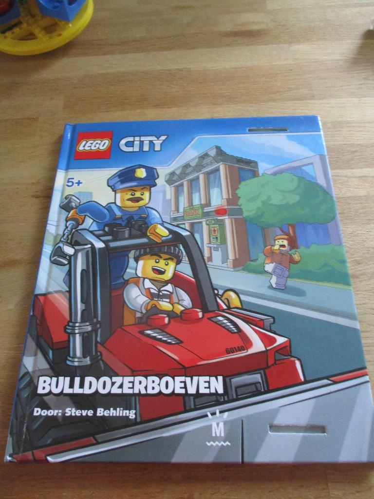 BOEK LEGO CITY BULLDOZERBOEVEN, Lego, Accessoire, Ophalen of Verzenden, City